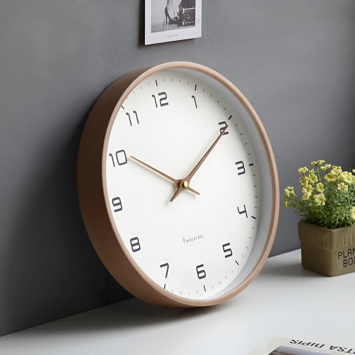 Nordic Wood Wall Clock