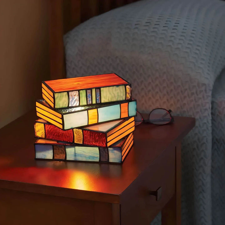 GlassNovel Book Lamp