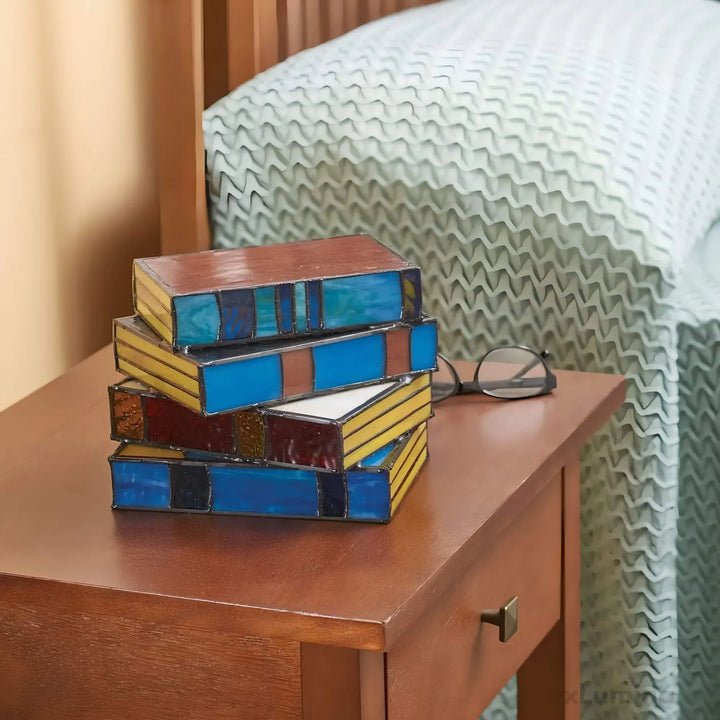 GlassNovel Book Lamp