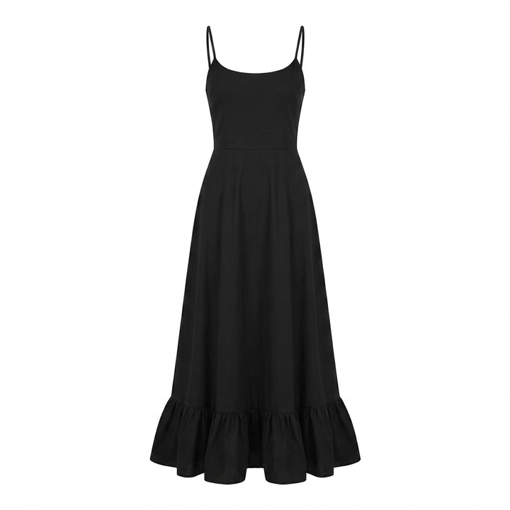 Dahlia | Sleeveless Flowing Maxi Dress for Weddings and Evening Events