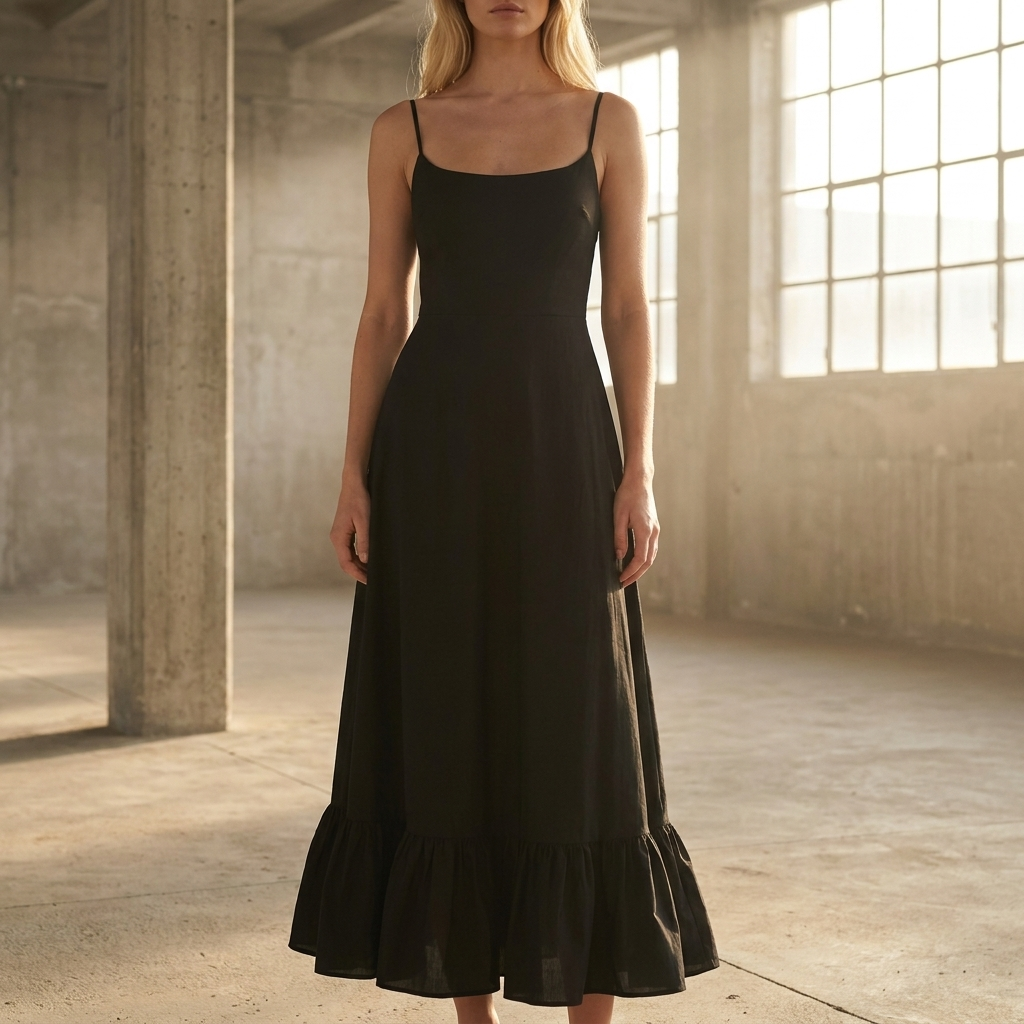 Dahlia | Sleeveless Flowing Maxi Dress for Weddings and Evening Events